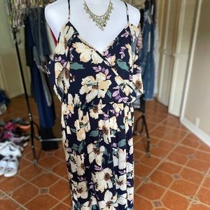 Shein Curve off the shoulder sun dress